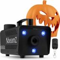 Halloween Græskar Røgmaskine med uhyggelige lyde og LED lys - Perfekt til Halloween
