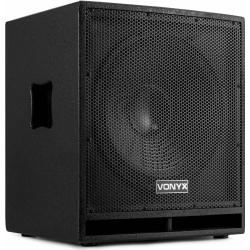 VONYX SWP15 aktiv subwoofer 15" / 800W - ekstra kraftig bas og meget ro quot pro
