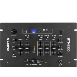 STM2500 5-kanals mixer USB/MP3 med BT TILBUD NU kanals kanal med
