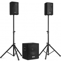 Vonyx VX0812BT 2.1 Komplet Lydsystem med 12" Subwoofer og 2 stk. 8" Højttalere /