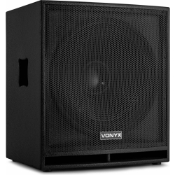 VONYX SWP18 aktiv subwoofer 18" / 1200W - ekstra kraftig bas og meget r quot pro