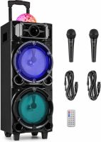 LIVE290 Karaoke Station with Light Show 2x 8”