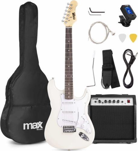 GigKit Elektrisk Gitar Pakke Hvit