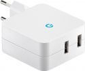 GOOBAY - Netadapter - 100-240V til 5Vdc / 4,1A 2 x USB hun, Hvid GOOBAY - Netadapter - 100-240V til 5Vdc / 4,1A 2 x USB hun, Hvid