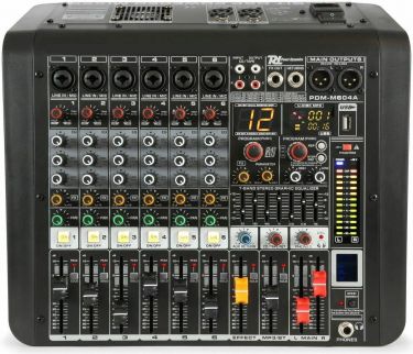 PDM-M604A 6-Channel Music Mixer with Amplifier