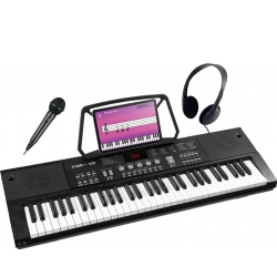 Junior keyboard Sæt, Pakketilbud med 61 Tangenter, Hovedtelefon og Mikrofon (7-1