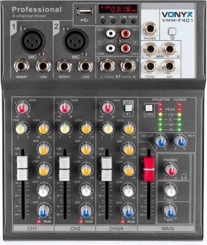 VMM-F401 4-Channel Music Mixer