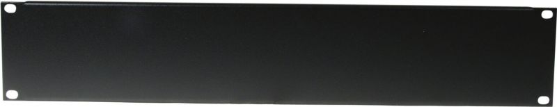 Omnitronic Front Panel Z-19U-shaped steel black 2U