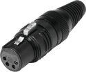 Cables & Plugs, HICON XLR socket 4pin HI-X4CF-G