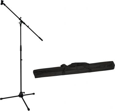 Omnitronic Set Microphone Tripod with Boom, PRO bk + Bag