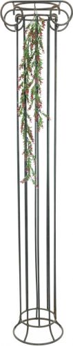 Europalms Grass tendril, artificial, green-red, 105cm