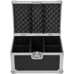 Roadinger Flightcase 4x SILENT PAR 6 QCL FLOOR TILBUD NU