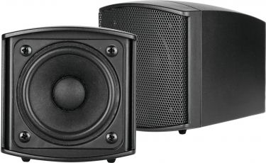 Omnitronic OD-2 Wall Speaker 8Ohms black 2x
