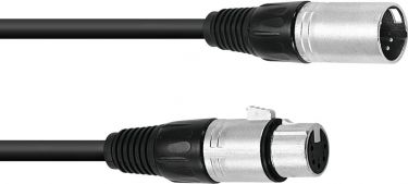 Omnitronic XLR cable 5pin 0.5m bk
