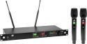 Omnitronic UHF-602 2-channel Wireless Mic System 823-832/863-865 MHz