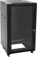 Roadinger SSC-16 Steel Cabinet with Glass Door 16U