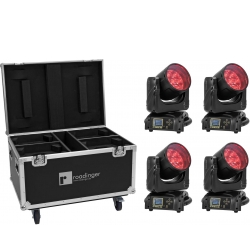 Futurelight Set 4x EYE-740 MK2 + Case with wheels TILBUD NU