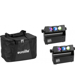 Eurolite Set 2x AKKU MBT-3 Spot MK2 + Soft Bag TILBUD NU