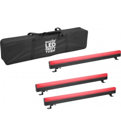 Eurolite Set 3x AKKU PT-100/32 Pixel DMX Tube + Soft Bag TILBUD NU