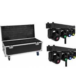 Eurolite Set 2x LED TMH Bar S120 + Case with wheels TILBUD NU