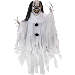 Europalms Halloween Figure Clown Gildo, animated, 80cm TILBUD NU