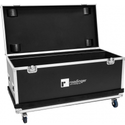 Roadinger Flightcase 1x SL-1000 MFZ DMX Search Light with wheels TILBUD NU