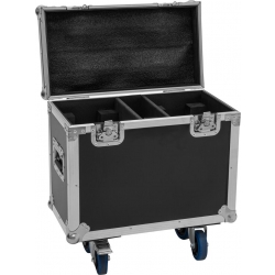 Roadinger Flightcase 2x TMH-B120 with wheels TILBUD NU