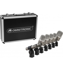 Omnitronic MIC 77-7LMH MK2 Drum Microphone Set TILBUD NU