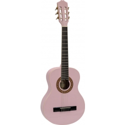 Dimavery AC-303 Classical Guitar 3/4, pink TILBUD NU