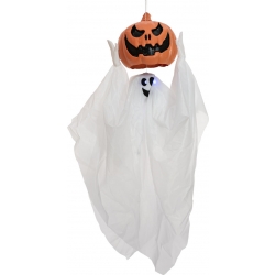 Halloween Dekoration, Animeret Figur med Lys- og Lydeffekter, Pop-Up Græskarspøg