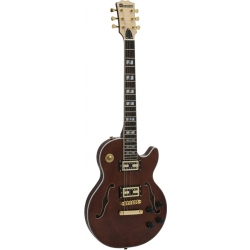 Dimavery LP-600 Electric Guitar, brown TILBUD NU