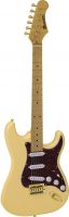 Dimavery ST-203 E-Guitar, vintage white