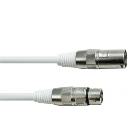 Eurolite DMX Cable XLR 3-pin 10m white TILBUD NU