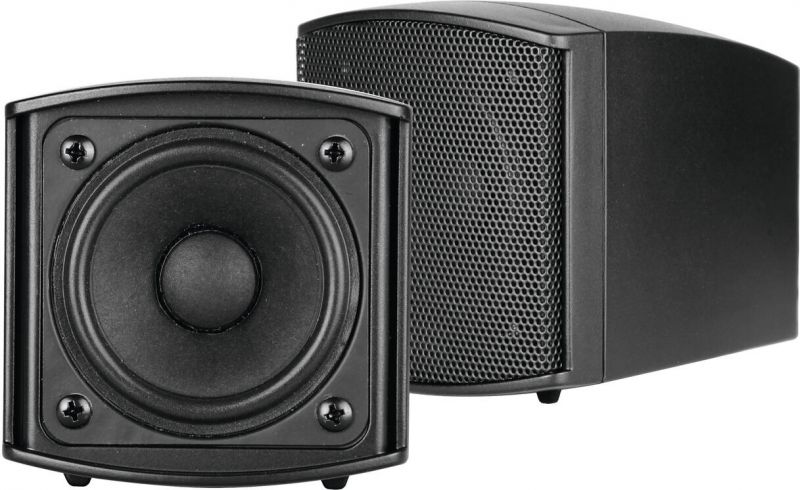 Omnitronic OD-2 Wall Speaker 8Ohms black 2x