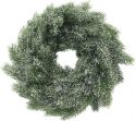 Europalms Fir wreath, snowy, PE, 45cm Europalms Fir wreath, snowy, PE, 45cm