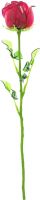 Decor & Decorations, Europalms Crystal rose, burgundy, artificial flower, 81cm 12x