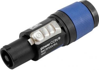NEUTRIK PowerCon Cable Plug bu/bk NAC3FXXA-W-L