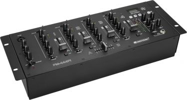 Omnitronic PM-444Pi 4-Channel DJ Mixer with Player & USB Interface