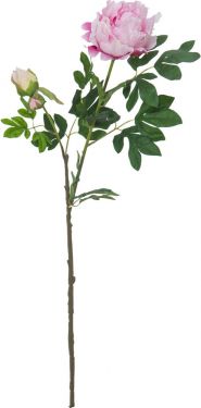 Europalms Peony Branch premium, artificial plant, pink, 100cm
