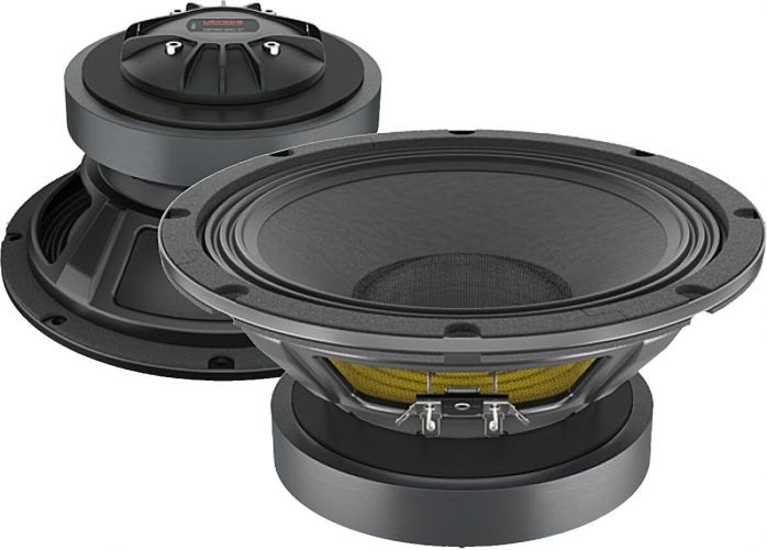 Lavoce CSF082.00K 8" Coaxial Speaker, Ferrite, Steel Basket Driver