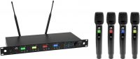 Omnitronic UHF-604 4-channel Wireless Mic System 823-832/863-865 MHz