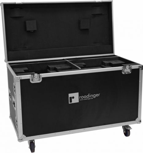 Roadinger Flightcase 2x DMH-640 with wheels