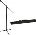 Omnitronic Set Microphone Tripod with Boom, PRO bk + Bag