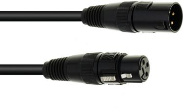 Eurolite DMX cable XLR 3pin 3m bk