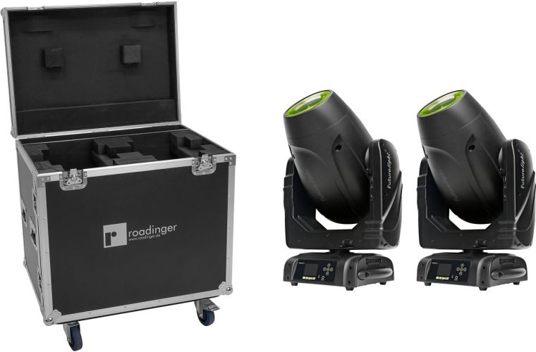 Futurelight Set 2x DMH-380 + Case with wheels