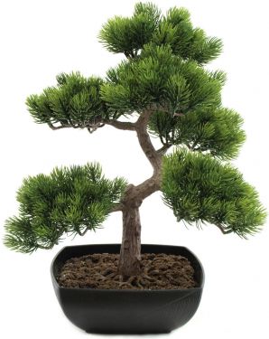 Europalms Pine bonsai, artificial plant, 50cm