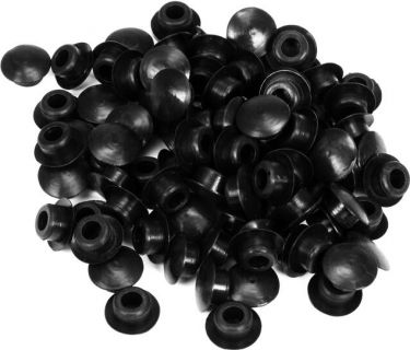 Eurolite endcap silicone 8,5mm bk (100pcs)