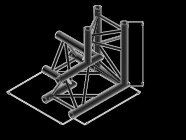 Alutruss TRILOCK S-PAL-33 3-Way Corner \\/ right