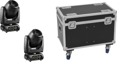 Futurelight Set 2x DMH-80 LED Spot + Case