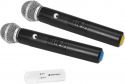 Omnitronic UWM-2HH USB Wireless Mic Set with two Handheld Microphones